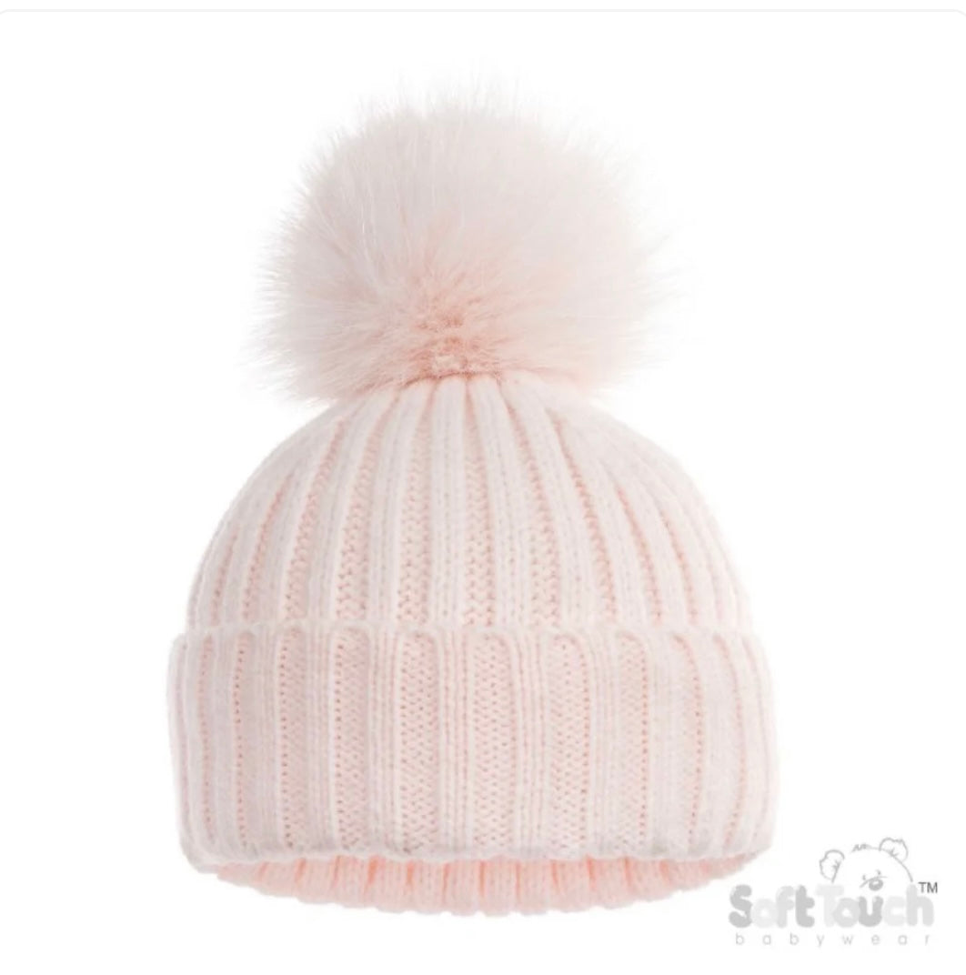 Knitted Pom Hat